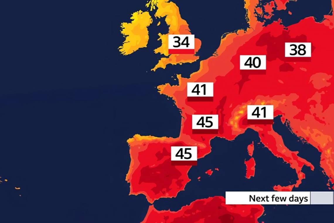 vague de chaleur en Europe : Un continent sous le choc thermique